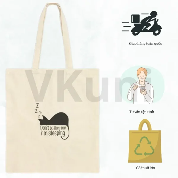 Túi Canvas phong cách Japan - Hình ảnh 2