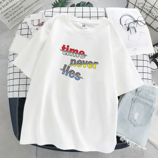 Áo thun cotton màu trắng in Slogan – Áo thun INME - Hình ảnh 7