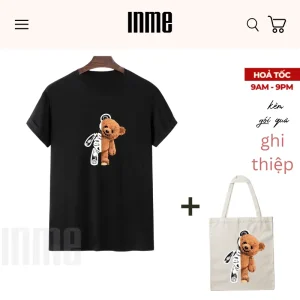 BST Áo Thun và Túi Canvas Mẫu Gấu Người Máy – INME Studio