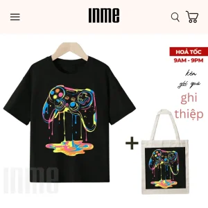 BST Gamepad - Màu Sắc _ Áo Thun Cotton 100% & Túi Vải Canvas _ INME Studio