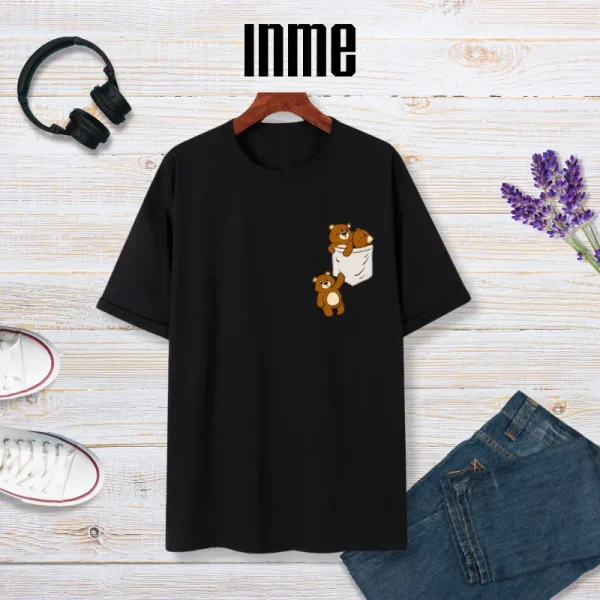 Áo Thun INME Gấu Nâu 100% Cotton