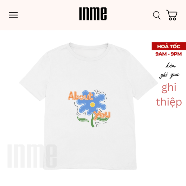 BST Áo Thun Và túi Canvas Họa Tiết About You - INME Studio - Hình ảnh 3
