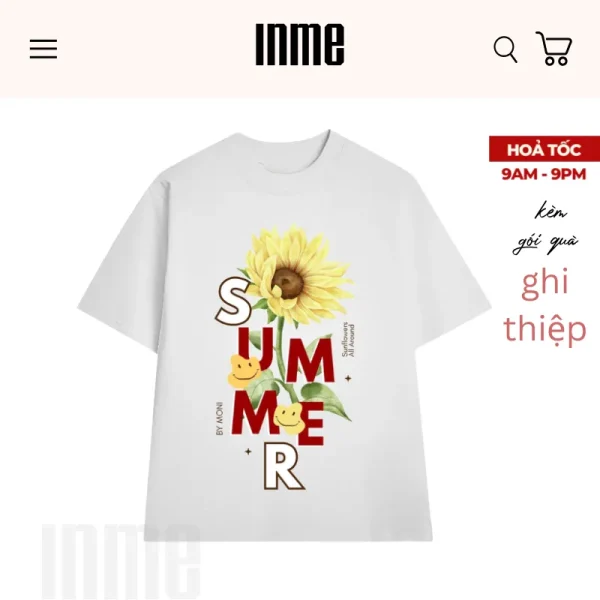BST Summer _ Áo Thun Cotton và Túi Vải Canvas _ INME Studio - Hình ảnh 3