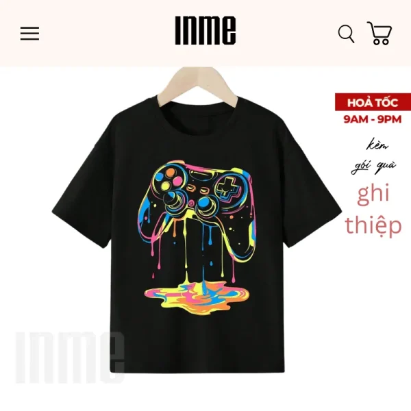 BST Gamepad - Màu Sắc _ Áo Thun Cotton 100% & Túi Vải Canvas _ INME Studio - Hình ảnh 3