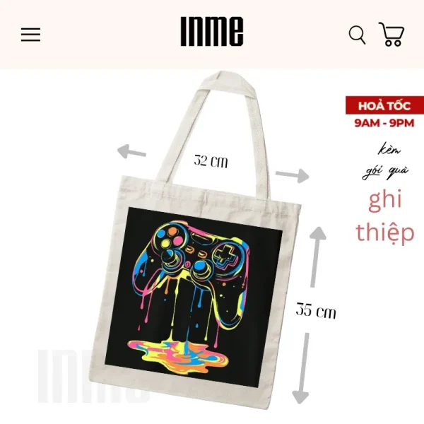 BST Gamepad - Màu Sắc _ Áo Thun Cotton 100% & Túi Vải Canvas _ INME Studio - Hình ảnh 4