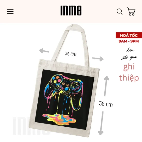 BST Gamepad - Màu Sắc _ Áo Thun Cotton 100% & Túi Vải Canvas _ INME Studio - Hình ảnh 5