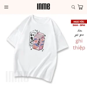 Áo Thun 100% Cotton Đồ Uống Nhật Bản – Áo Thun INME