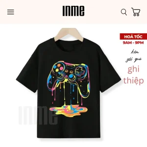 Áo thun 100% cotton GAMEPAD dành cho các "game thủ" – Áo thun INME