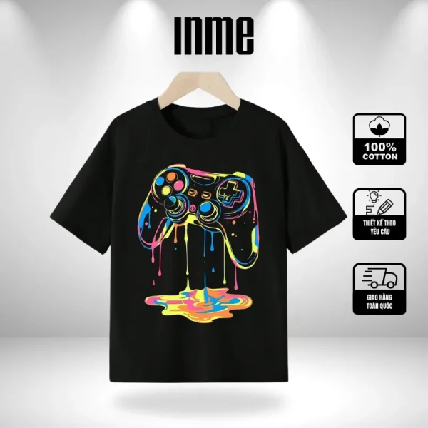 Áo thun 100% cotton GAMEPAD dành cho các "game thủ" – Áo thun INME - Hình ảnh 5