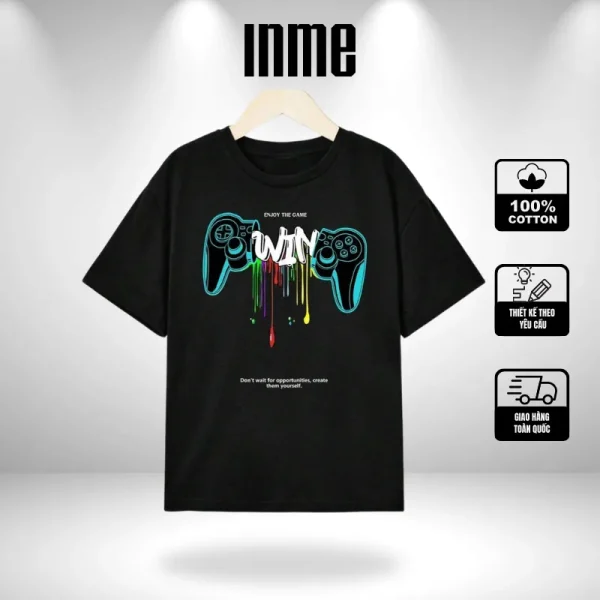 Áo thun 100% cotton GAMEPAD dành cho các "game thủ" – Áo thun INME - Hình ảnh 4
