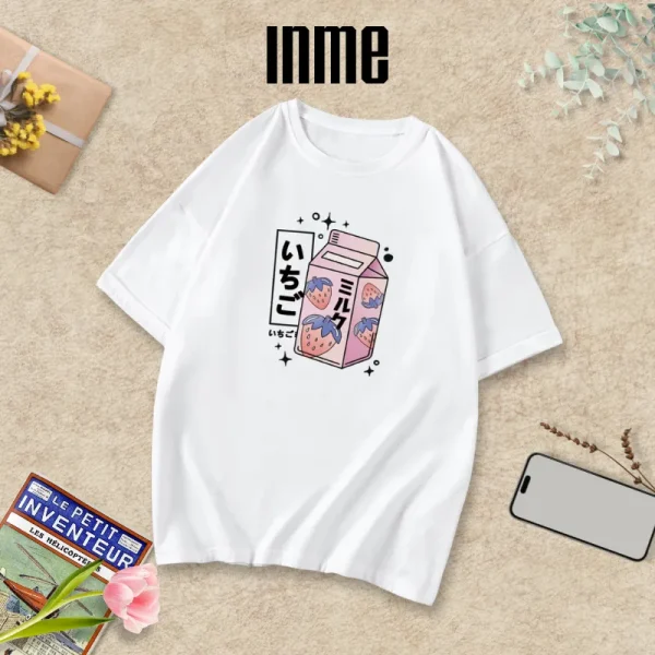 Áo Thun 100% Cotton Đồ Uống Nhật Bản – Áo Thun INME - Hình ảnh 4