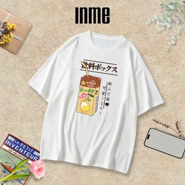 Áo Thun 100% Cotton Đồ Uống Nhật Bản – Áo Thun INME - Hình ảnh 3