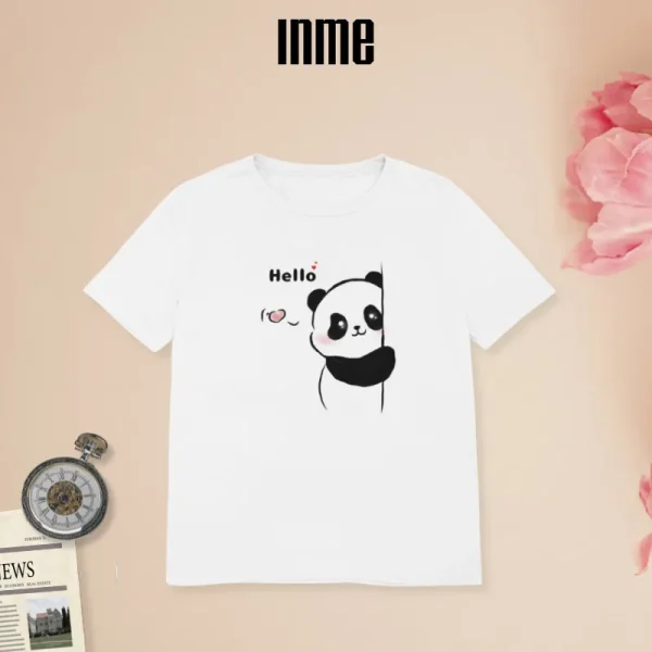 BST Gấu Trúc Hello _ Túi Canvas & Áo Thun Cotton _ INME Studio - Hình ảnh 3