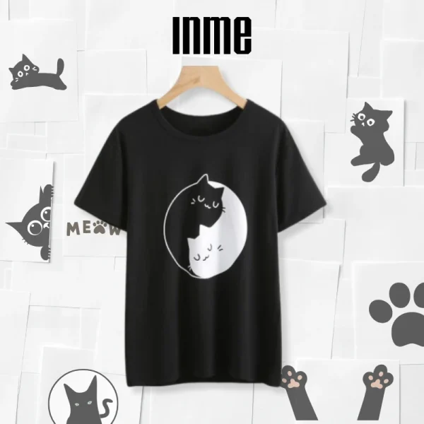 Áo thun 100% cotton CAT – Áo thun INME - Hình ảnh 2