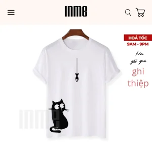 Áo thun 100% cotton CAT – Áo thun INME